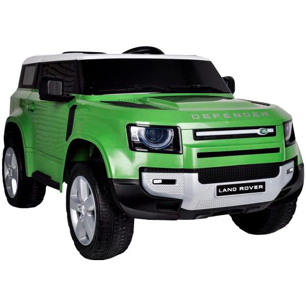 Imagem de Mini Carro Elétrico Infantil Land Rover Defender Bateria 12V Verde Motorizado Importway Bw-271vd