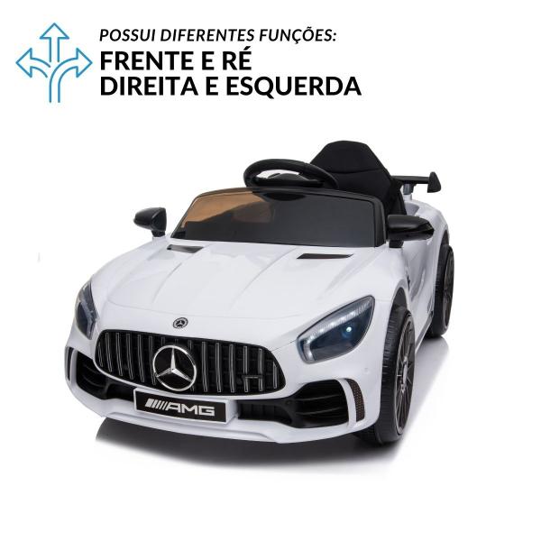 Imagem de Mini Carro Elétrico Infantil Mercedes Benz AMG GTR a Bateria 12v