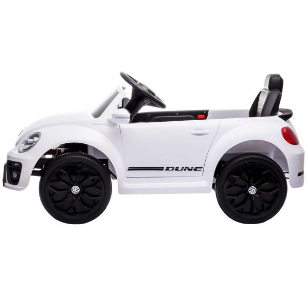 Imagem de Mini Carro Elétrico Infantil Volkswagen Beetle Dune Bateria 6V Branco Motorizado Importway Bw-274br