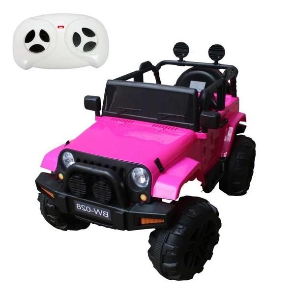 Imagem de Mini Carro Elétrico Jeep Importway BW028RS- Rosa