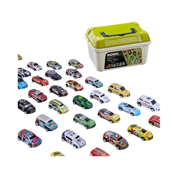 Imagem de Mini Carros de Inércia para Meninos - Conjunto com 20 a 50 Peças