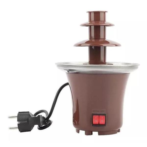 Mini Cascata Fonte Chocolate Fondue Elétrica 110V: Uma - Vijodi Imagem de Mini Cascata Fonte Chocolate Fondue Elétrica 110V: Uma