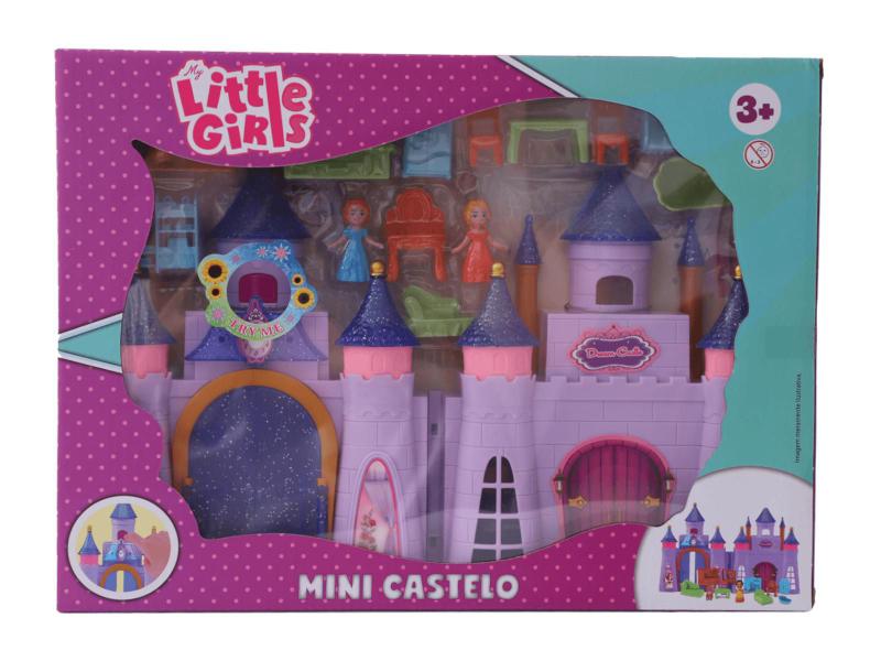 Mini Castelo com Luz - My Little Girls - ST Import - ST Importação Imagem de Mini Castelo com Luz - My Little Girls - ST Import