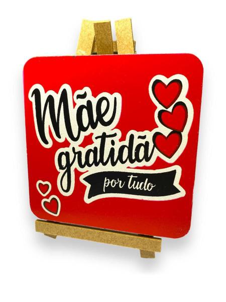 Imagem de Mini Cavalete Dia Das Mães Gratidão Presente Enfeite