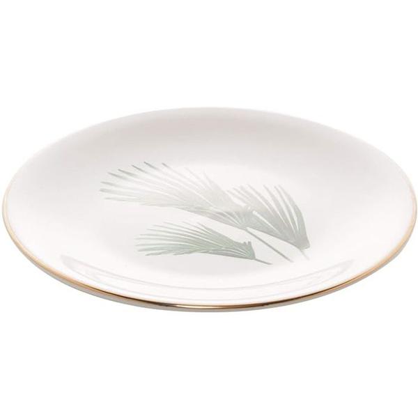 Imagem de Mini Centro de Mesa Decorativo de Porcelana Leaf 15cm x2cm - Wolff