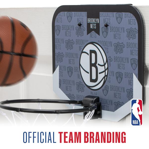 Imagem de Mini cesta de basquete Franklin Sports NBA Brooklyn Nets Kids