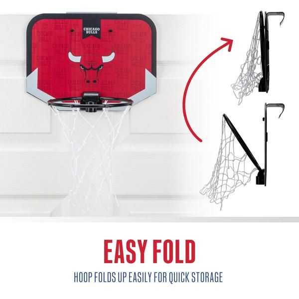 Imagem de Mini cesta de basquete Franklin Sports NBA Chicago Bulls Kids