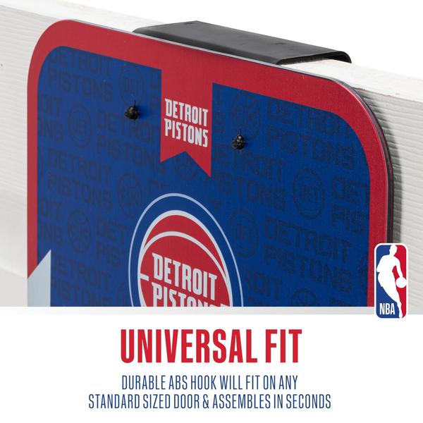 Imagem de Mini cesta de basquete Franklin Sports NBA Detroit Pistons