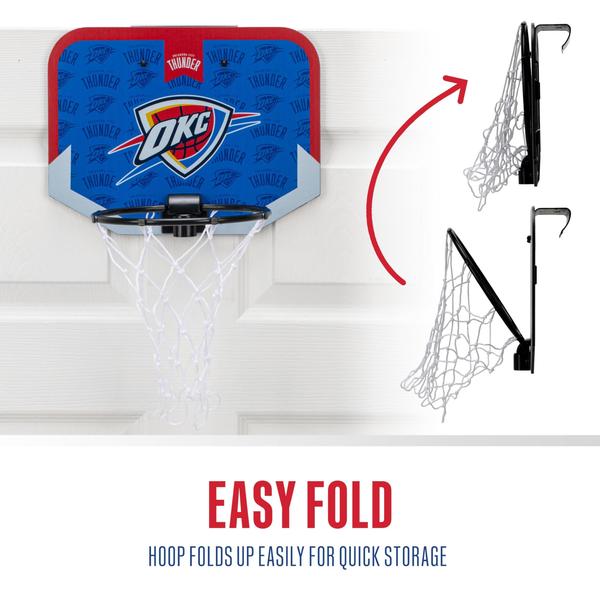 Imagem de Mini cesta de basquete Franklin Sports NBA Oklahoma City Tund