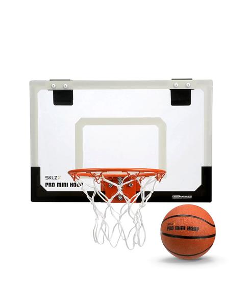 Imagem de Mini cesta de basquete SKLZ 18 com encosto inquebrável e 5 bolas