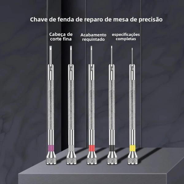 Imagem de Mini Chave De Fenda De Precisão 0,8-1,6 Mm Ferramenta Manual Com Fenda Para Reparo De Relógios E