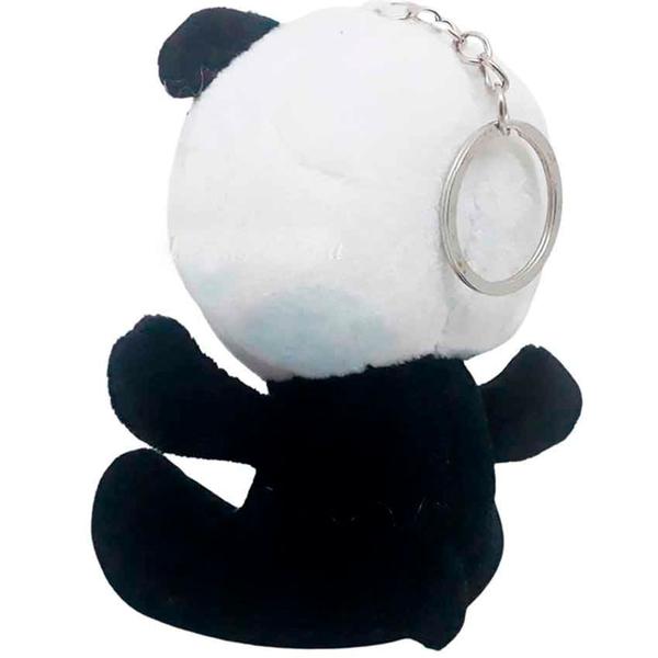 Imagem de Mini Chaveiro Urso Panda Happy de Pelucia - Jogo De 05pçs