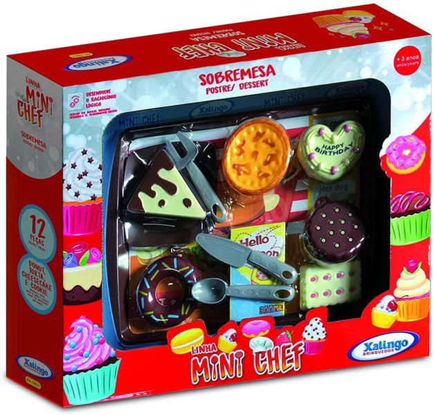 Imagem de Mini Chef Sobremesa Xalingo 15865 - Kit de Bolo e Cookies