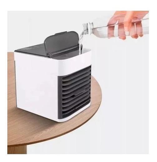 Imagem de Mini Climatizador Air Cooler Luminária Ventilador