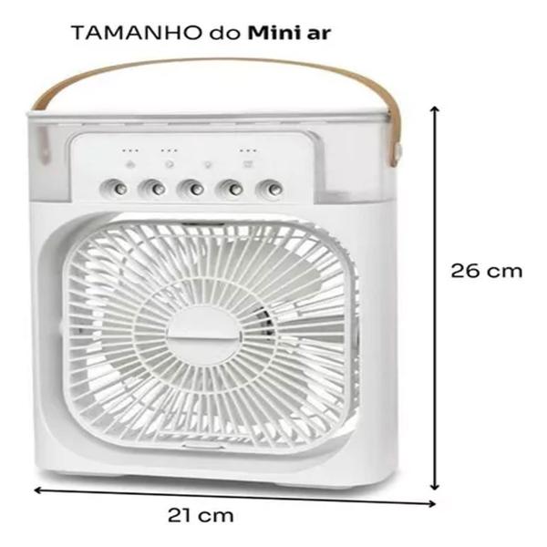 Imagem de Mini Climatizador De Ar Frio Portátil Usb para sala/quarto