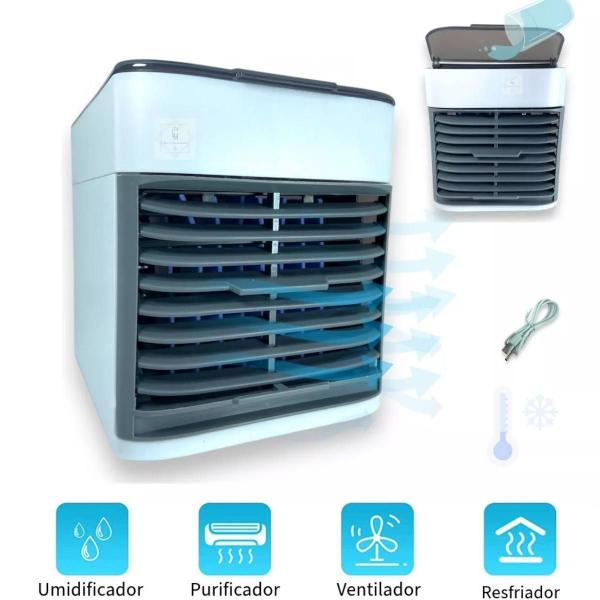 Imagem de Mini Climatizador Purificador 3In1 - Funcional