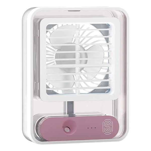 Imagem de Mini Climatizador Ventilador Portátil Umidificador LED