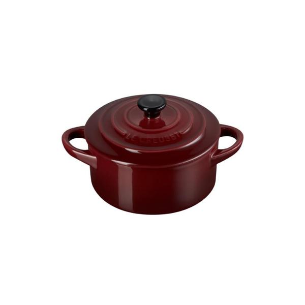 Imagem de Mini Cocotte de Cerâmica Botão Preto 10 cm Rhône Le Creuset