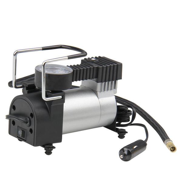 Imagem de Mini Compressor Ar 140Psi 12V Pneu Geral Carro Moto Bola