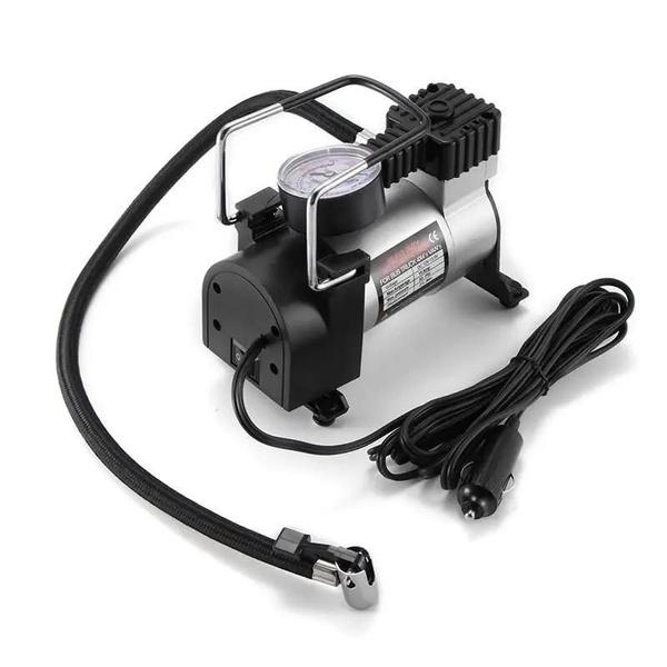 Imagem de Mini Compressor Automotivo 12v 150PSI Super Potente Em Alumínio Para Carros Motos Caminhonetes e Outros