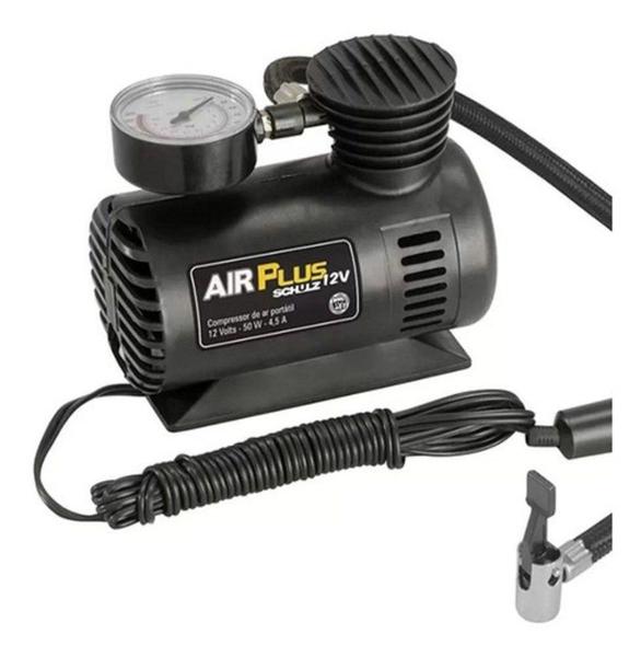 Imagem de Mini compressor de ar 12v air plus 50w air plus 50w - SCHULZ