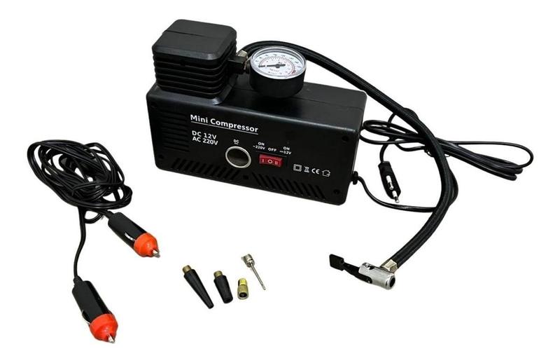 Imagem de Mini Compressor De Ar 2 Em 1 250Psi 30L/Min Importway 220V