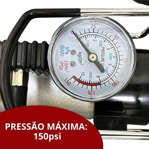 Imagem de Mini Compressor de Ar Automotivo 12v 150psi 35l/min Importway