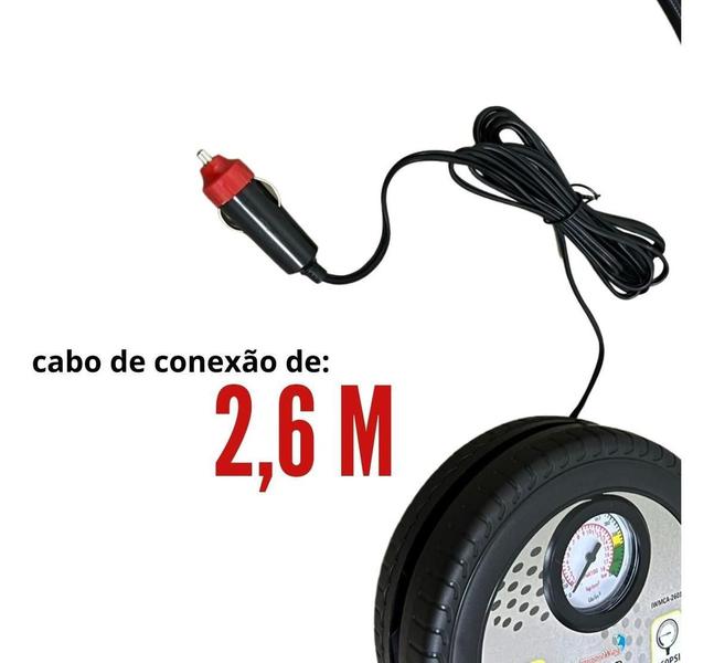 Imagem de Mini Compressor De Ar Automotivo 260Psi 15L/Min Iwmca26015