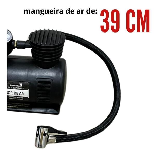 Imagem de Mini Compressor De Ar Automotivo 300Psi 20L/Min Iwmca30020