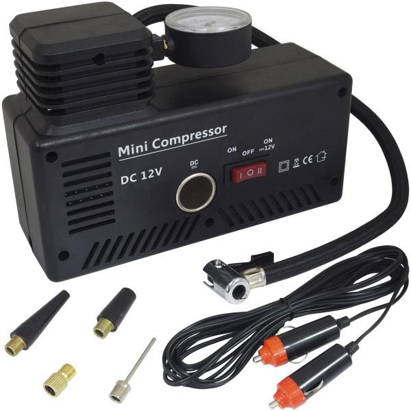 Imagem de Mini Compressor de Ar Automotivo Elétrico 2 em 1 Portátil 12V 300 Psi Importway IWMCAE-300300