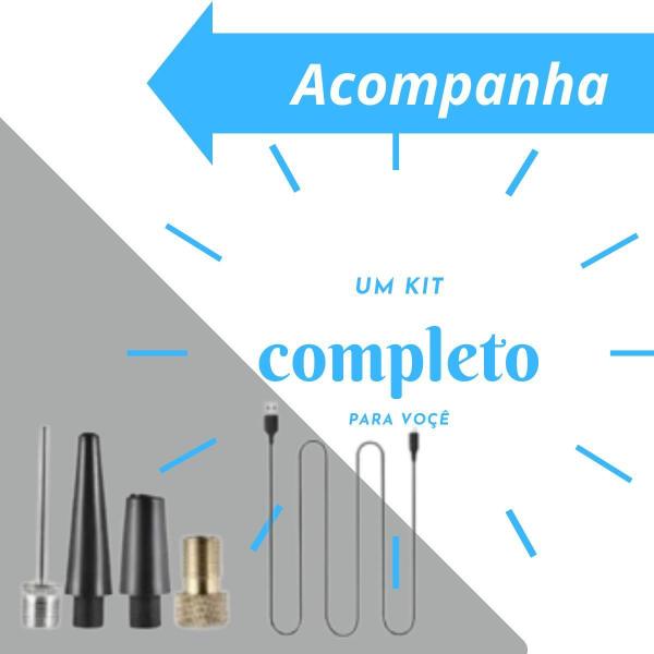 Imagem de Mini Compressor De Ar Com Bomba De Pneu Inflável Sem Fio