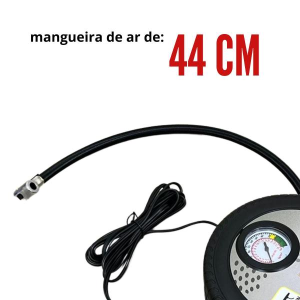 Imagem de Mini Compressor De Ar Portátil Para Encher Pneu 260psi 15l/min 12v Importway