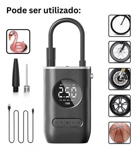 Imagem de Mini Compressor De Ar Portátil Recarregável De Pneu