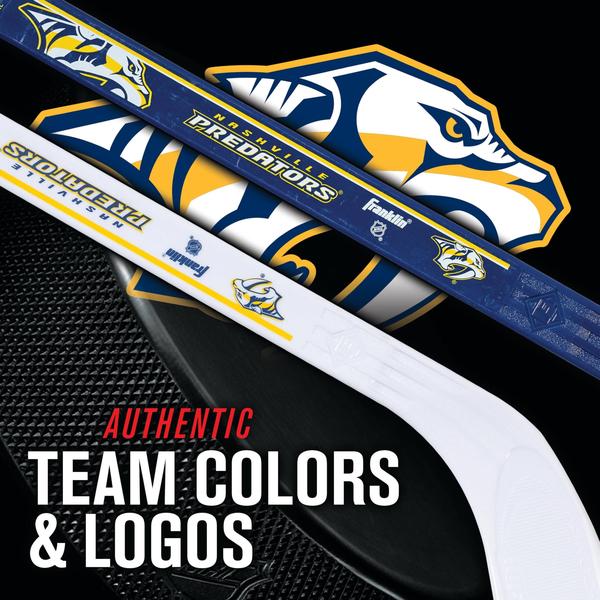 Imagem de Mini conjunto de tacos de hóquei Franklin Sports Nashville Predators NHL