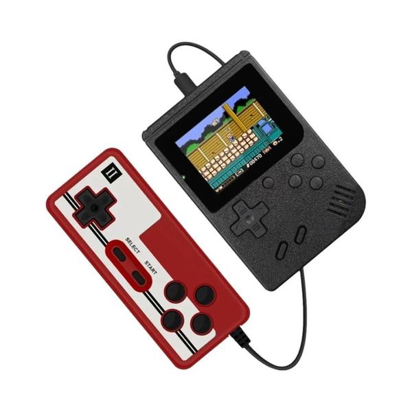 Imagem de Mini Console De Videogame Portátil Retrô Infantil, 8 Bits, 3 Polegadas, LCD, 500 Jogos Integrados