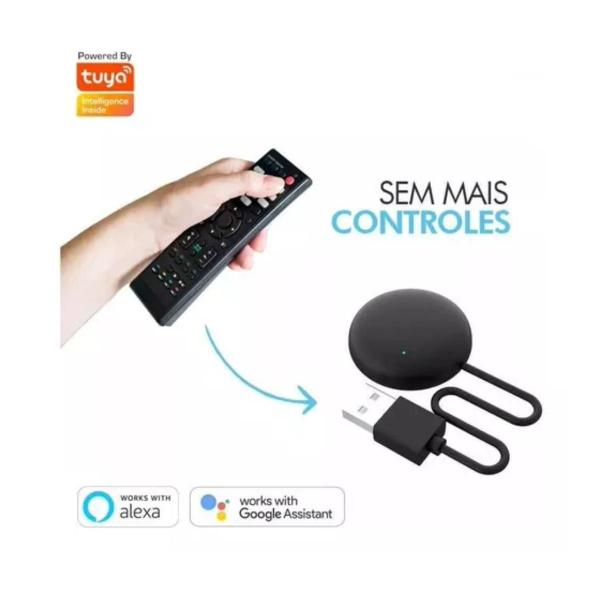 Imagem de Mini Controle Universal Inteligente Wi-fi Alexa Google 