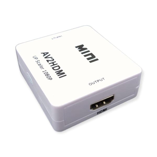 Imagem de Mini Conversor AV2 para HDMI Adapter Scaler HD Video Converter Box HDMI para RCA 1080p