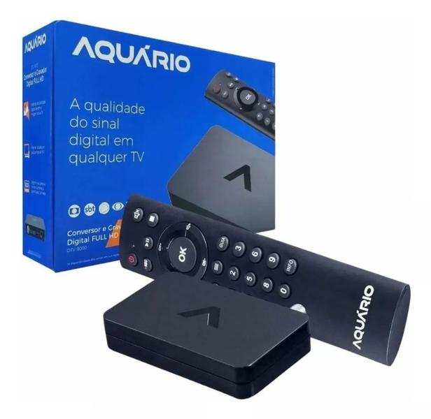 Imagem de Mini Conversor Digital Aquario De Tv Full Hd Dtv-9000