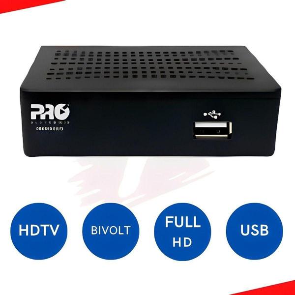 Imagem de Mini Conversor Digital Full Hd Prodt-1270 Pro Eletronic - ProEletronic