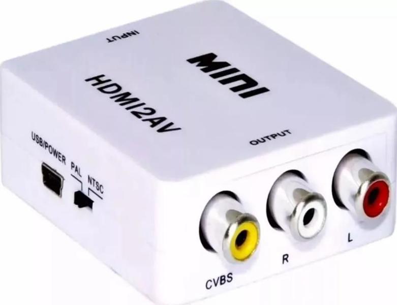 Imagem de Mini Conversor Hd Vídeo Hdmi X Av Rca - Hdmi2 Av