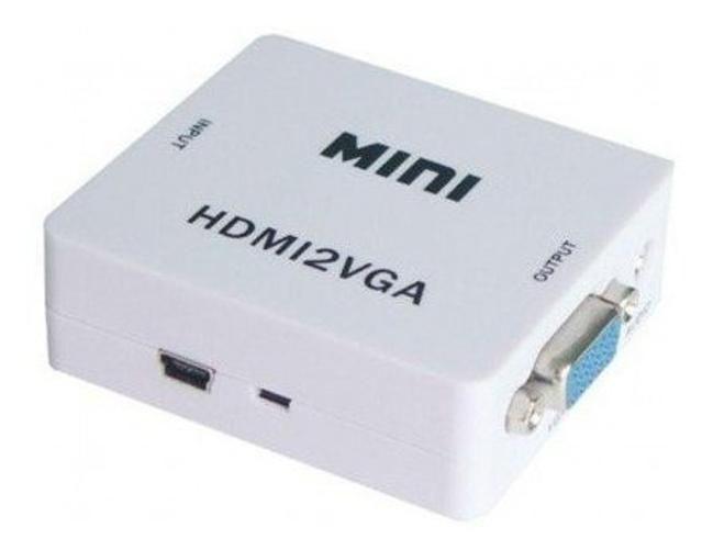 Imagem de Mini Conversor Hd Vídeo Hdmi X Vga Hdmi2Vga Hdmi Para Vga