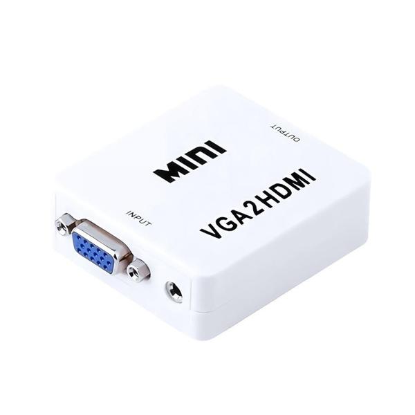 Imagem de Mini Conversor VGA x HDMI com Áudio