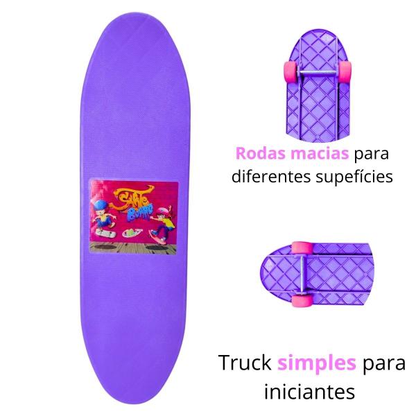 Imagem de Mini Cruiser Skate Infantil Para Iniciantes Até 20 kg MGH-155