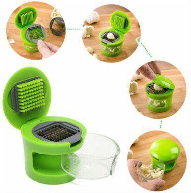 Imagem de Mini Dicer Inox Espremedor Processador De Alho Kitchen Home