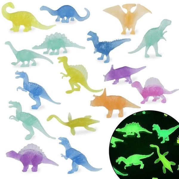 Imagem de Mini Dinossauros Brilham no Escuro - 13 a 16 Peças - Jurassic World