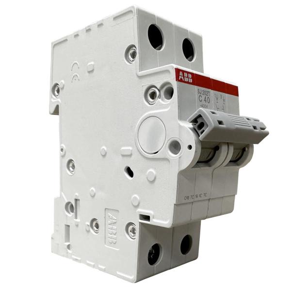 Imagem de Mini Disjuntor Bipolar ABB 40A SJ202T-C40 2TAZ144200R0404