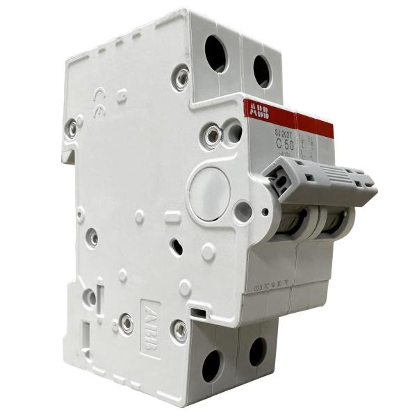 Imagem de Mini Disjuntor Bipolar ABB 50A SJ202T-C50 2TAZ144200R0504