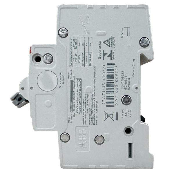 Imagem de Mini Disjuntor Tripolar ABB SJ203T-C32 32A 3kA 400V