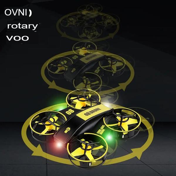 Imagem de Mini Drone 08  para Crianças  UFO com Altitude Fixa e Iluminação LED, Brinquedo de CR