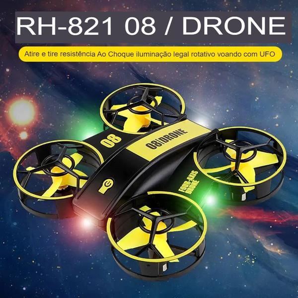Mini Drone 08 para Crianças UFO com Altitude Fixa e Iluminação LED, Brinquedo de CR - A1 Imagem de Mini Drone 08 para Crianças UFO com Altitude Fixa e Iluminação LED, Brinquedo de CR